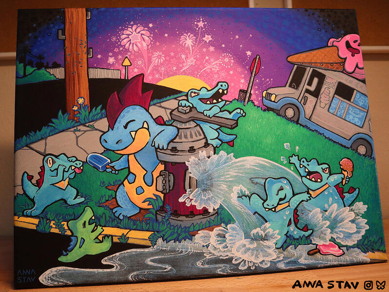 11"x14" / Acrylic Paint